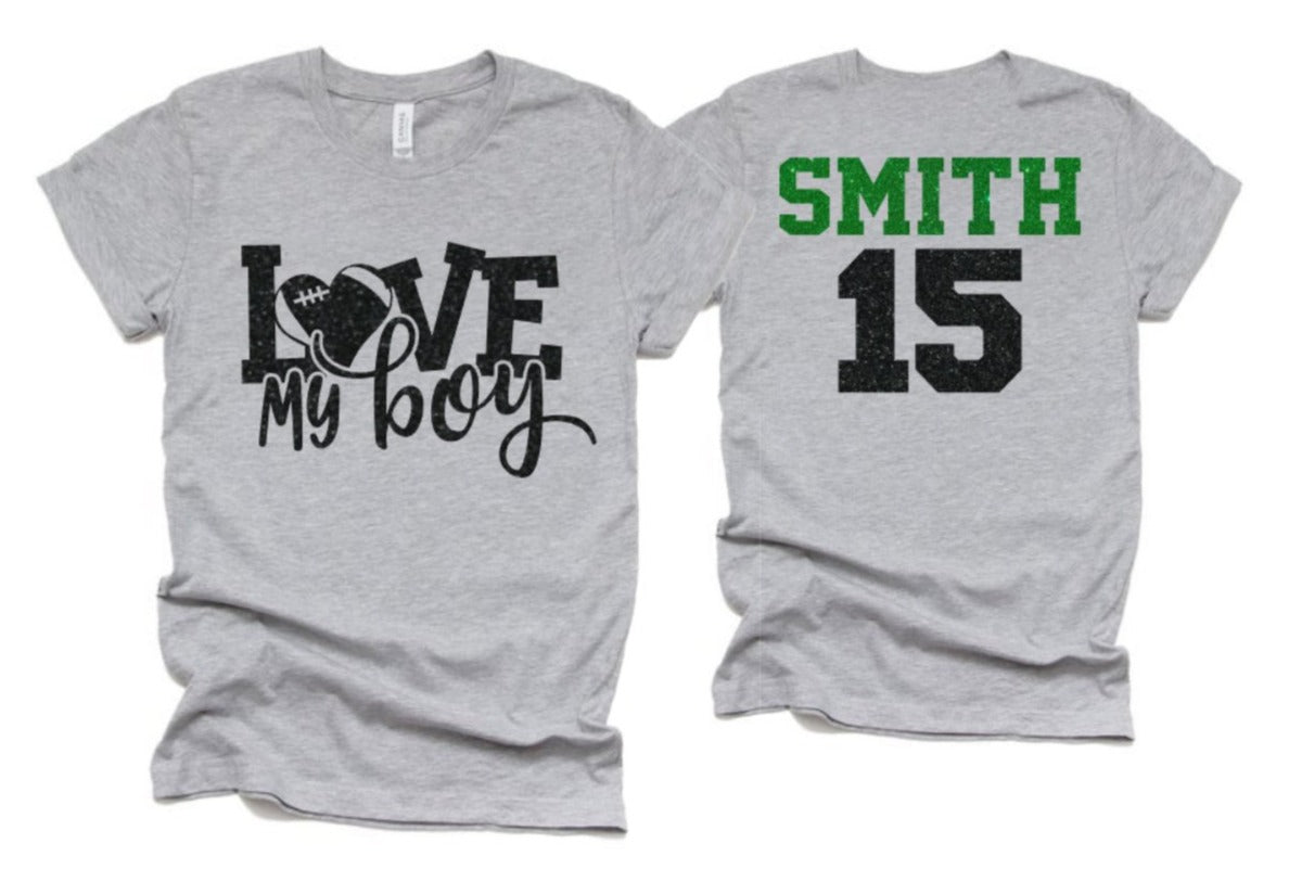 Football girlfriend shirt  Custom football shirts, Boyfriend football  shirts, Football shirt designs