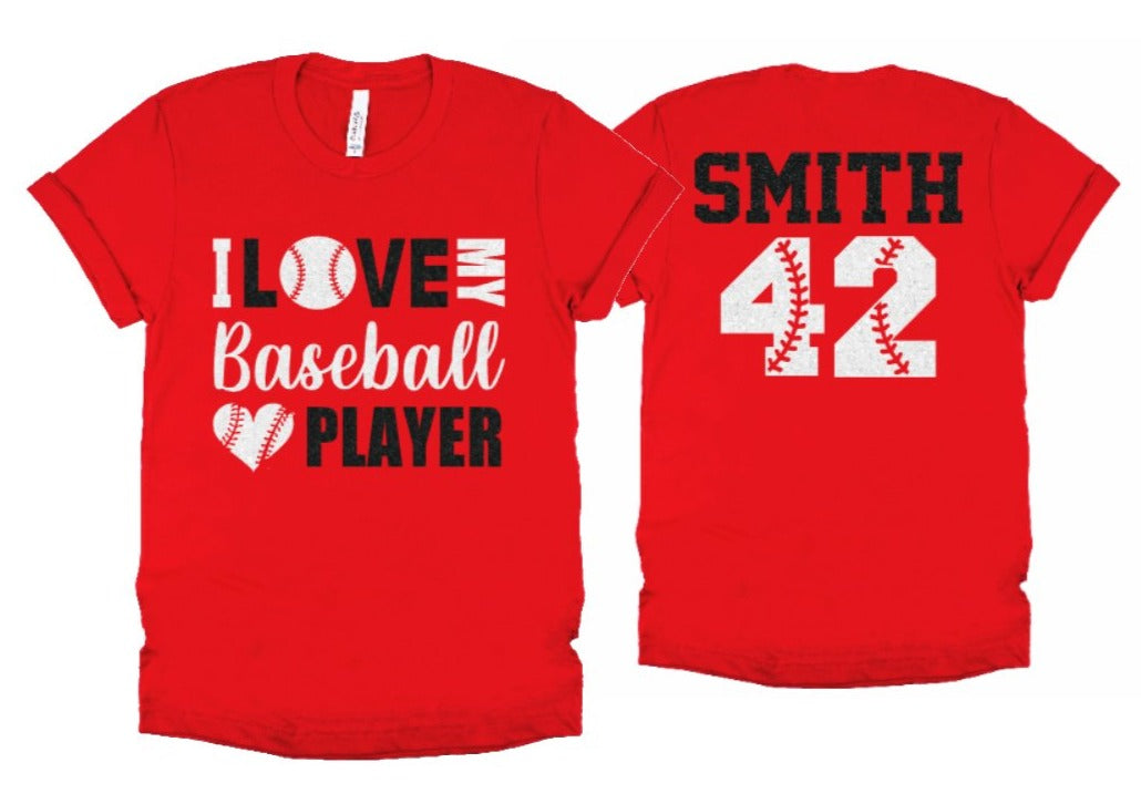 Glitter Baseball Shirt | Baseball Shirts | Baseball Mom | Custom Baseball  Shirts | Customize Colors