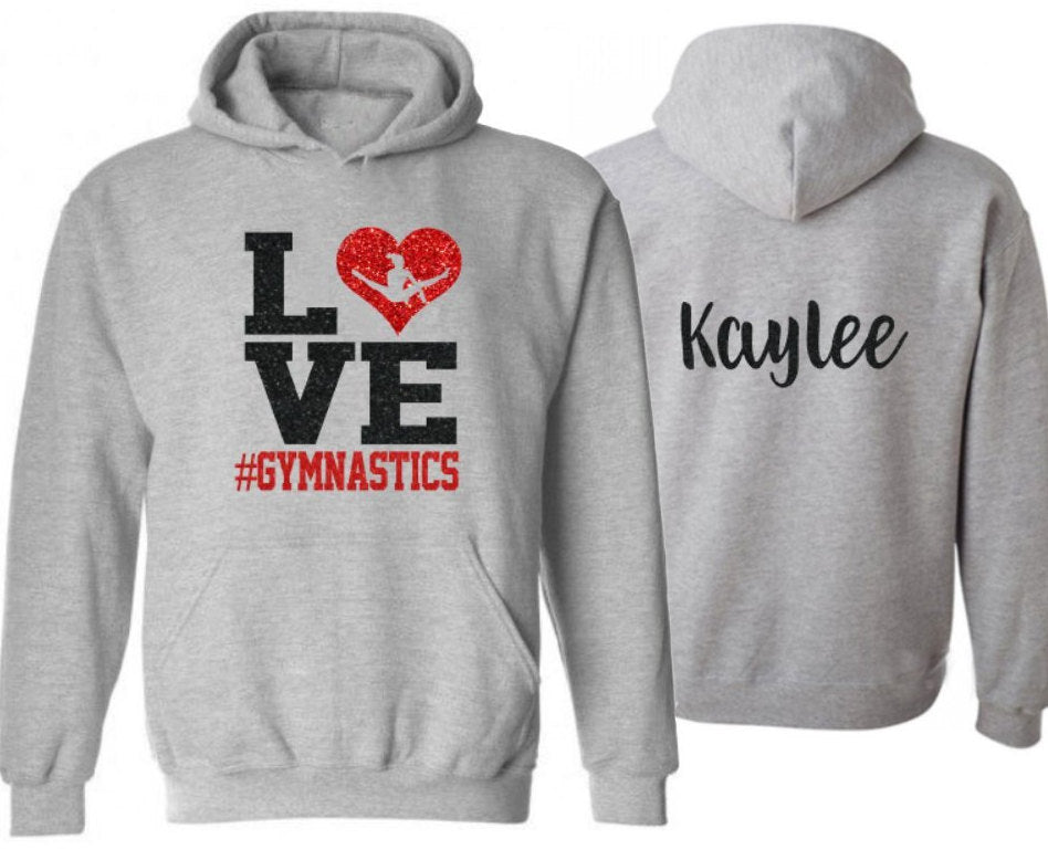 I love hot sale gymnastics hoodie