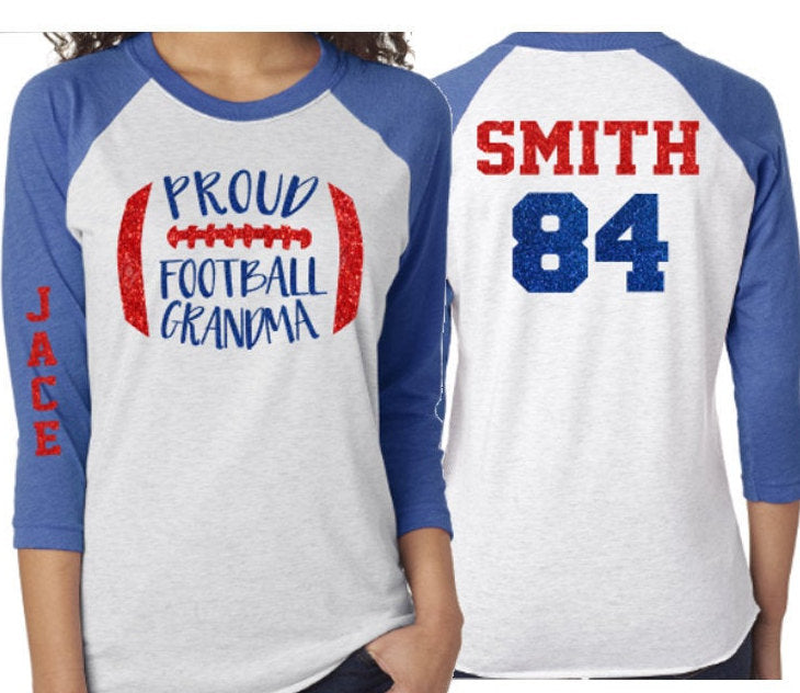 Custom Football Mom Jersey Personalized Football Spirit Wear 