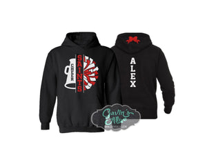 Cheer Hoodie | Glitter Cheer Hoodie | Youth or Adult | Cheer Bling | Cheer Shirts | Customize Team & Colors