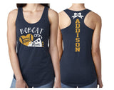 Glitter Cheer Mom Racer Back Tank | Racerback Tank | Customize with your Colors