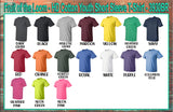 All Star Softball Grandpa Shirt | Short Sleeve Softball Shirt | All Star Softball Grandpa Spirit Wear | Customize colors