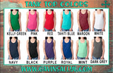 Football Mom Squad Tank Top | Glitter Mom Squad Tank | Customize Team & Colors