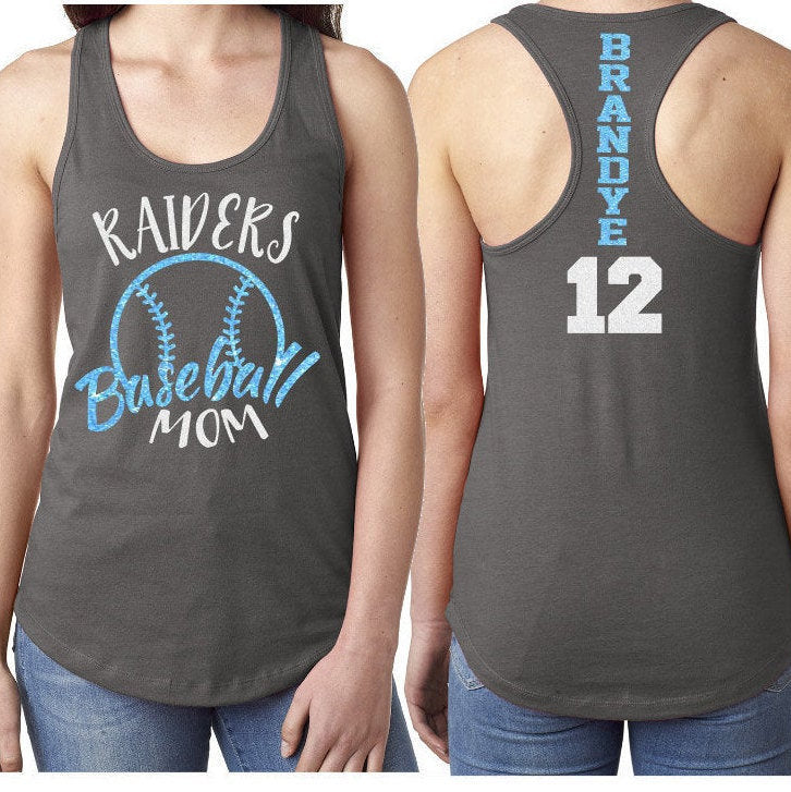 Custom Personalized Number Baseball Graphic Tank Tops in 2023